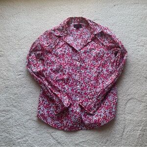 J. Crew Women's Liberty Print Floral Button Down Shirt